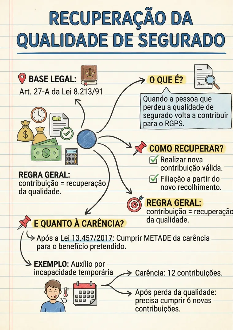 Exemplo de card ilustrado INSS 4