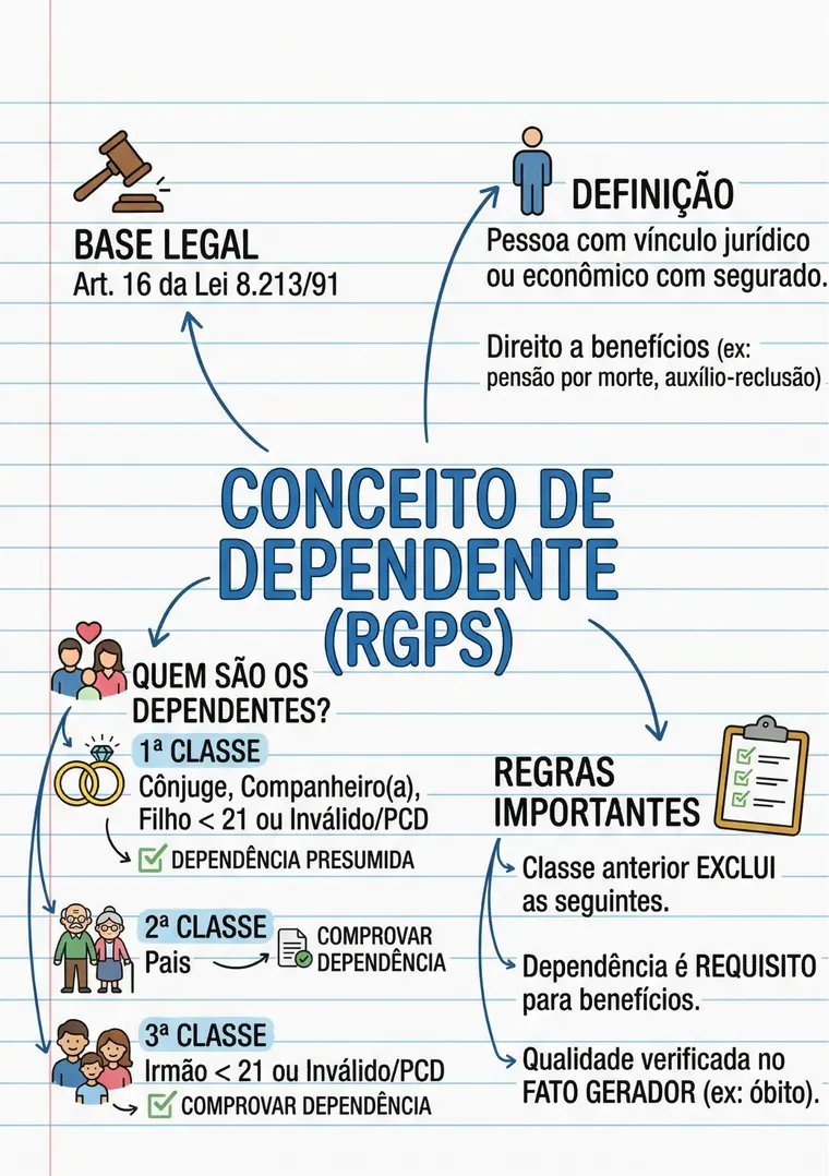 Exemplo de card ilustrado INSS 5
